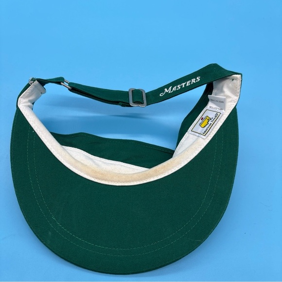 Masters Golf American Needle Adjustable Strap Green Visor ⛳️ - Picture 5 of 7